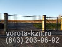 Распашные ворота фото Казань