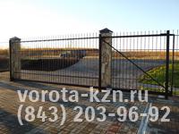 Распашные ворота фото Казань