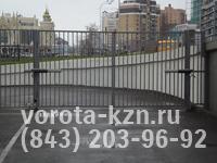 Распашные ворота фото Казань